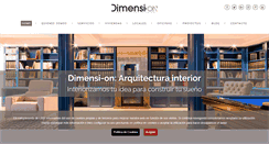 Desktop Screenshot of dimensi-on.com
